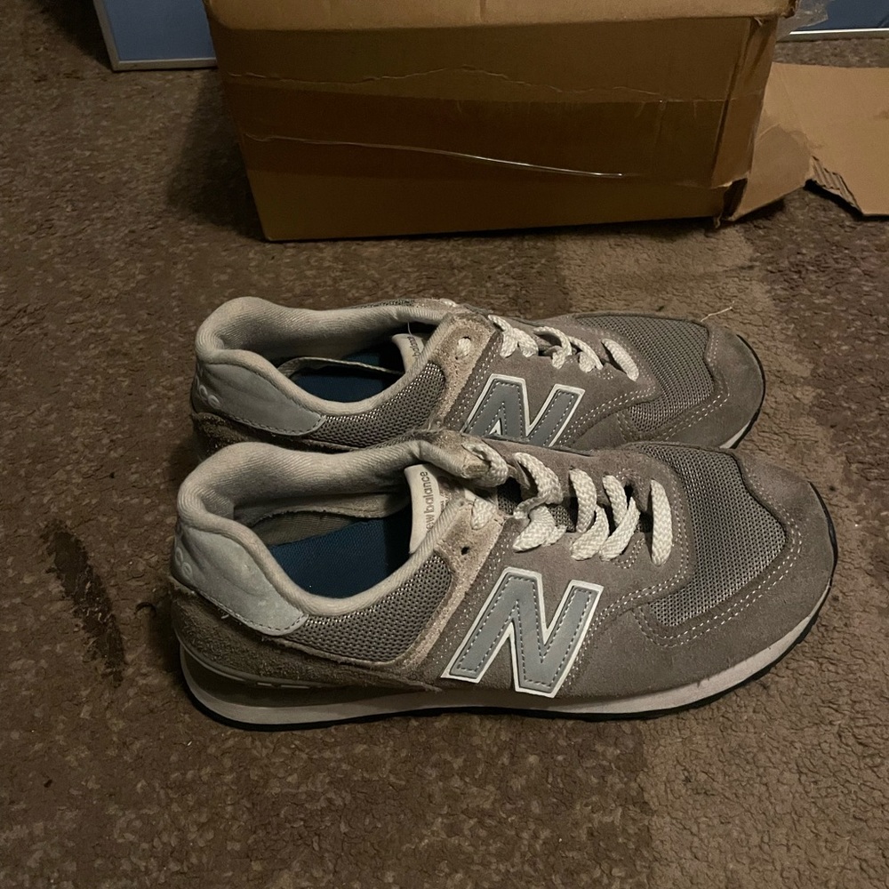 New Balance Charcoal and Light Gray Sneakers